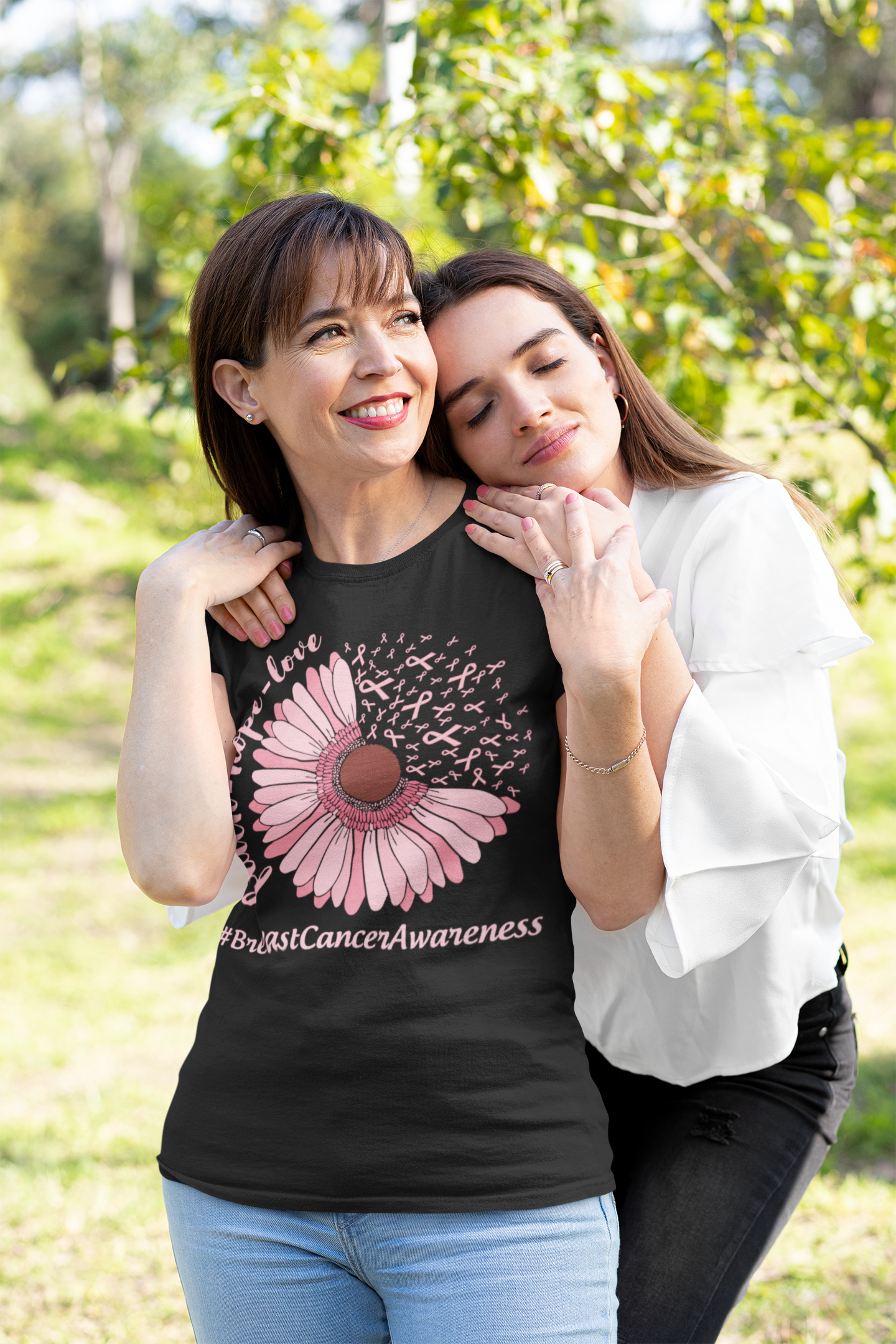 Floral Breast Cancer Awareness